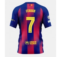 Barcelona Ferran Torres #7 Koszulka Podstawowa 2025-26 Krótki Rękaw
